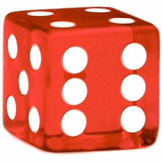 Red 19mm Casino Style Dice