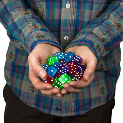 Red 19mm Casino Style Dice - Image 3