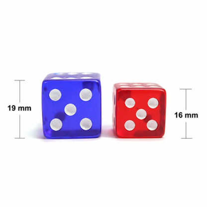Red 19mm Casino Style Dice - Image 2
