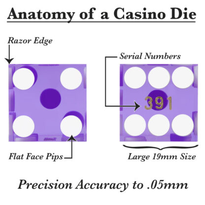 Precision Dice Violet - Image 6
