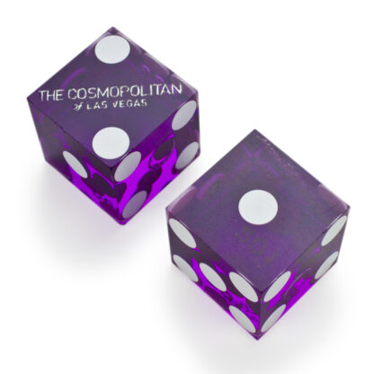 Pair (2) of Cosmopolitan 19 MM Official Casino Dice - Image 5