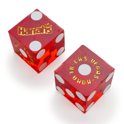 Pair (2) of Harrah's 19 MM Official Casino Dice - Image 2