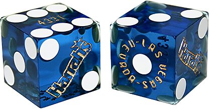 Pair (2) of Harrah's 19 MM Official Casino Dice