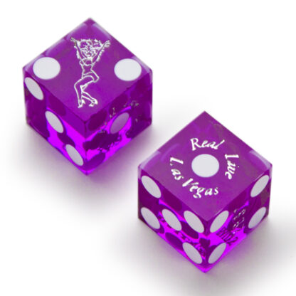 Pair (2) of Official 19mm Casino Dice Used at Bally's Casino - Image 2