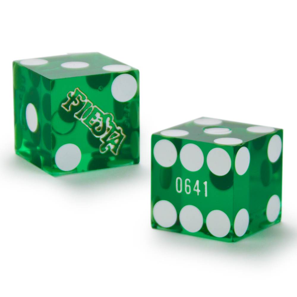Authentic Cancelled 19mm Casino Dice Used at Linq Casino Pair of 2