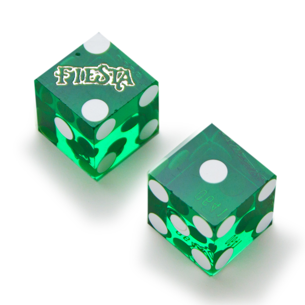 Authentic Cancelled 19mm Casino Dice Used at Linq Casino Pair of 2