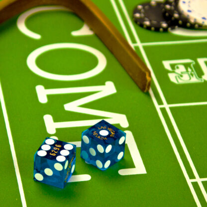 Pair (2) of 19mm Dice Used at the Palace Station Casino - Image 3