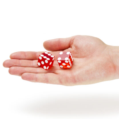 Pair (2) of 19mm Casino Dice Used at Boulder Station - Image 5