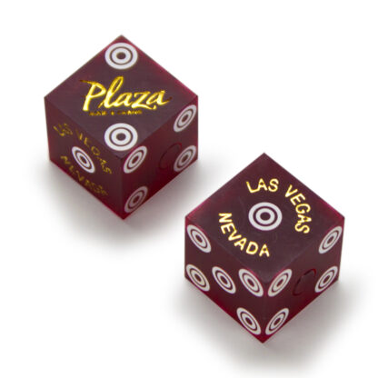 Pair (2) of Official 19mm Dice Used at the Plaza Casino - Image 2
