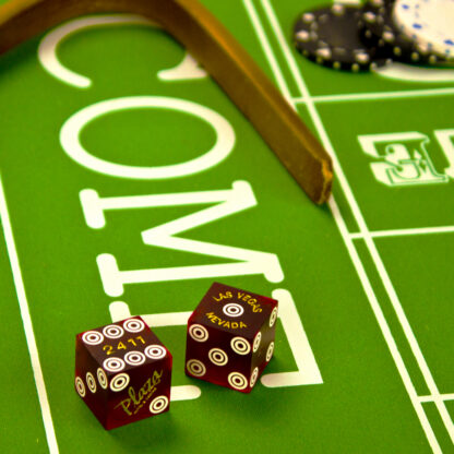 Pair (2) of Official 19mm Dice Used at the Plaza Casino - Image 4
