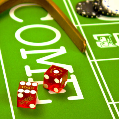 Pair (2) of Official 19mm Dice Used at the Rampart Casino - Image 3