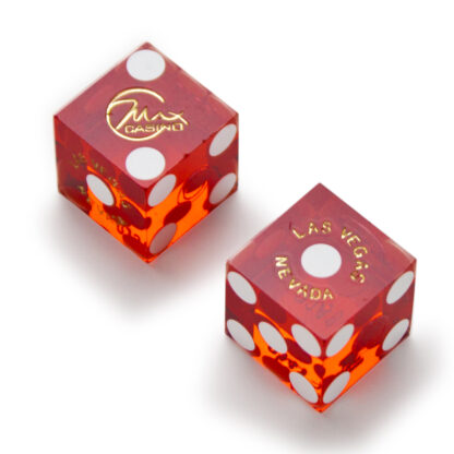 Pair (2) of Official 19mm Casino Dice Used at The Max Casino - Image 2