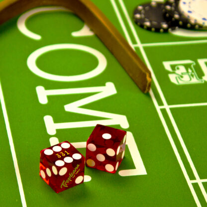 Pair (2) of Official 19mm Dice Used at Tropicana Casinos - Image 3