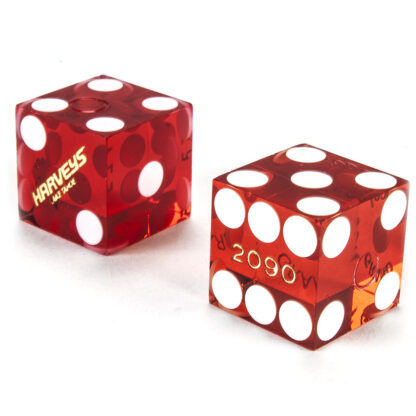 Pair (2) of Harveys 19 MM Official Casino Dice - Image 2