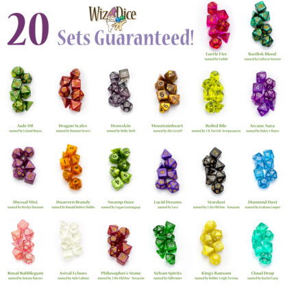 Bag of Devouring: 140 Polyhedral Dice in 20 Complete Sets - Image 2