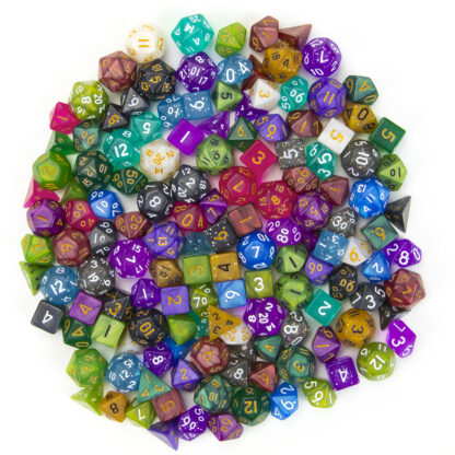 Halfling's Haversack, 140 Mini Polyhedral Dice - Image 2