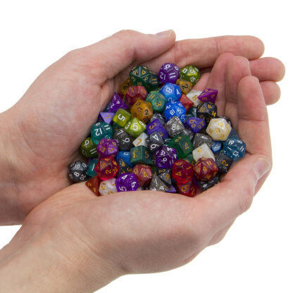 Halfling's Haversack, 140 Mini Polyhedral Dice - Image 3