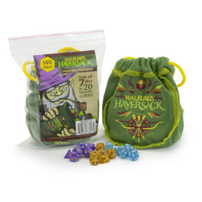Halfling's Haversack, 140 Mini Polyhedral Dice - Image 7