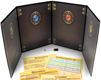 The Master's Tome Customizable DM Screen, Black - Image 2