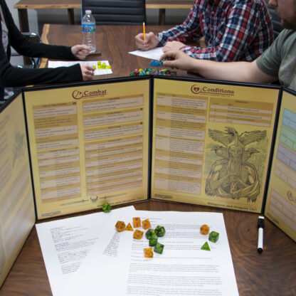 The Master's Tome Customizable DM Screen, Green - Image 3