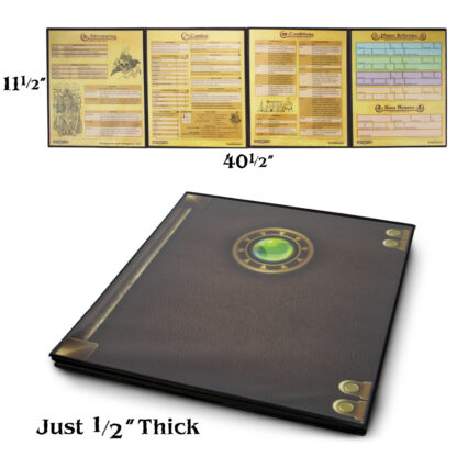 The Master's Tome Customizable DM Screen, Green - Image 5