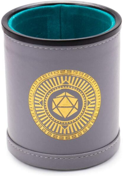 Wiz Dice Cup of Illusion: 5 Sets of 7 Premium Polyhedral Role Playing Gaming Dice for Tabletop RPGs with Bicast Leather Dice Cup - Image 5