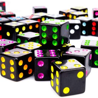 Blackout 16mm Casino Style Dice