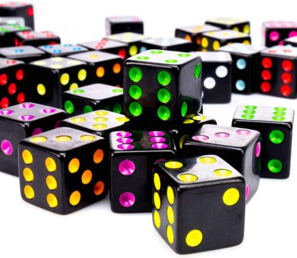 Blackout 16mm Casino Style Dice