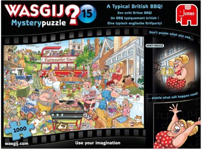 Wasgij Destiny Mystery 15 A Typical British BBQ Jigsaw 1000 Piece Jigsaw
