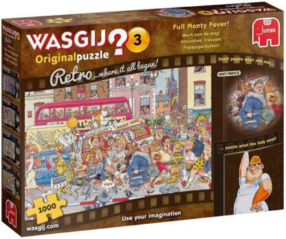 Wasgij 19167 Retro Original 3-Full Monty Fever 1000 Piece Jigsaw