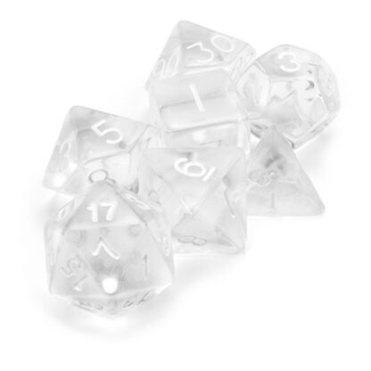 Set Of 7 Polyhedral Dice, Astral Echoes - Image 3