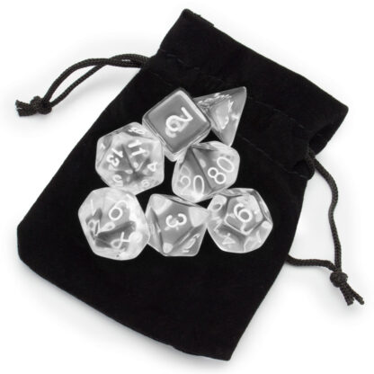 Set Of 7 Polyhedral Dice, Astral Echoes - Image 4