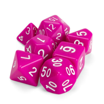 Set Of 7 Polyhedral Dice, Dragonberry - Image 3