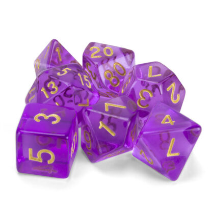 Set Of 7 Polyhedral Dice, Ambrosia - Image 2