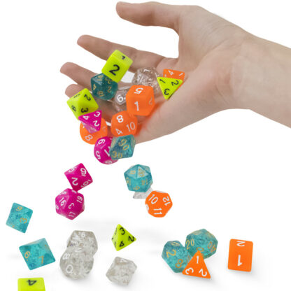 Set Of 7 Polyhedral Dice, Forge Embers - Image 7