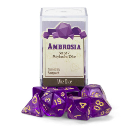 Set Of 7 Polyhedral Dice, Ambrosia - Image 7
