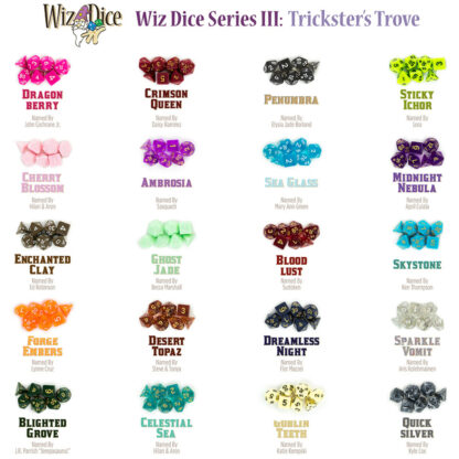 Set Of 7 Polyhedral Dice, Forge Embers - Image 5