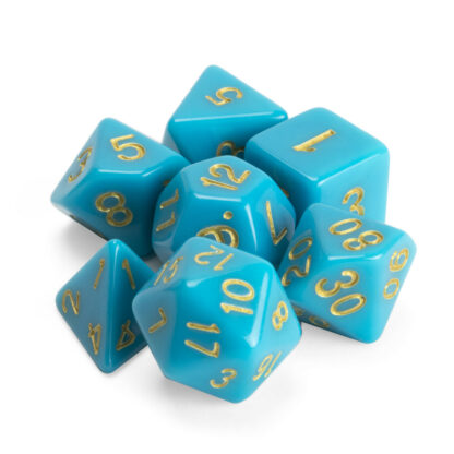 Set Of 7 Polyhedral Dice, Skystone - Image 6
