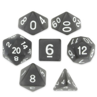 Set Of 7 Polyhedral Dice, Penumbra