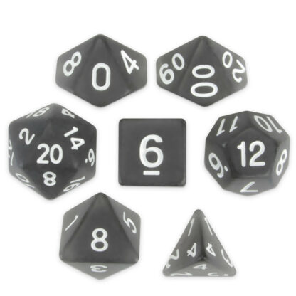 Set Of 7 Polyhedral Dice, Penumbra