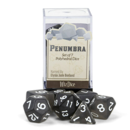 Set Of 7 Polyhedral Dice, Penumbra - Image 3
