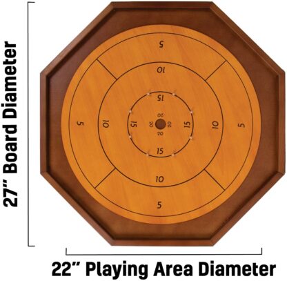 Crokinole and Checkers 27-Inch - Image 7
