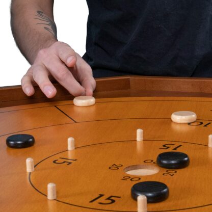 Crokinole and Checkers 27-Inch - Image 4