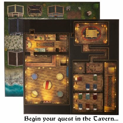 The Master's Atlas: Adventures, 4-Pack Reversible Game Boards + Necromancer's Tower Story Guide - Image 3