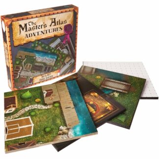 The Master's Atlas: Adventures, 4-Pack Reversible Game Boards + Necromancer's Tower Story Guide