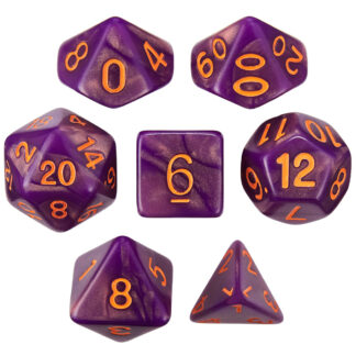 Witching Hour Complete Set Of 7 Premium Polyhedral Dice In Display Box