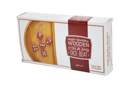 Wooden Craps Dice Boat - Image 2