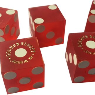 Pair (2) of Golden Nugget 19 MM Official Casino Dice