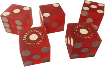Pair (2) of Golden Nugget 19 MM Official Casino Dice