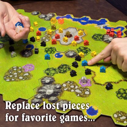 100 Assorted Meeples - Image 4